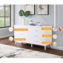 phaedra white dresser   
