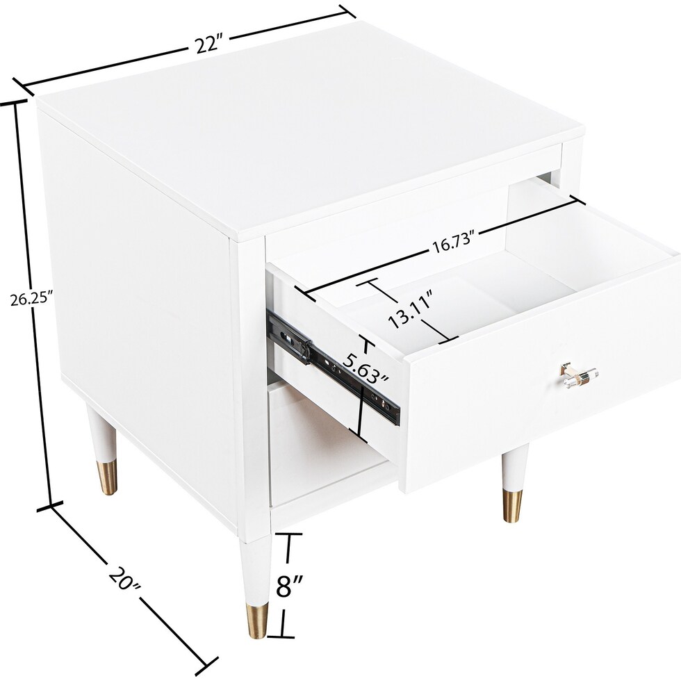 phaedra white dresser   