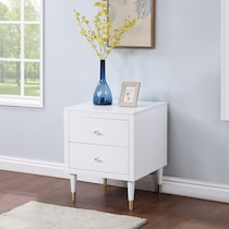 phaedra white nightstand   