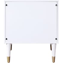 phaedra white nightstand   