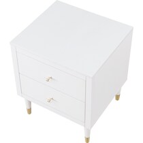 phaedra white nightstand   