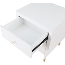 phaedra white nightstand   