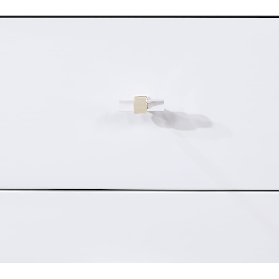 phaedra white nightstand   