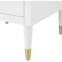 phaedra white nightstand   