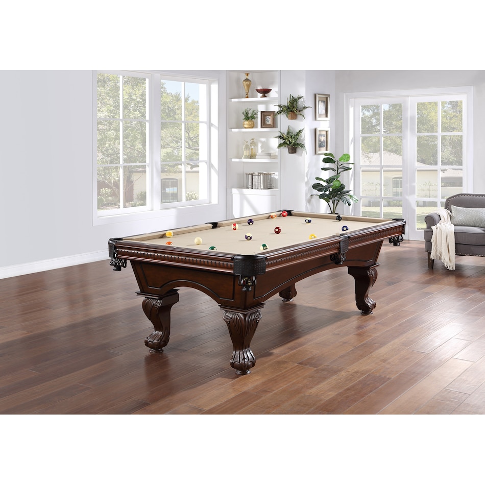 philadelphia dark brown gaming table   