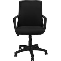 philip black desk chair   