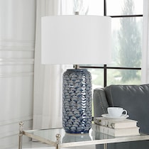 philippa blue table lamp   