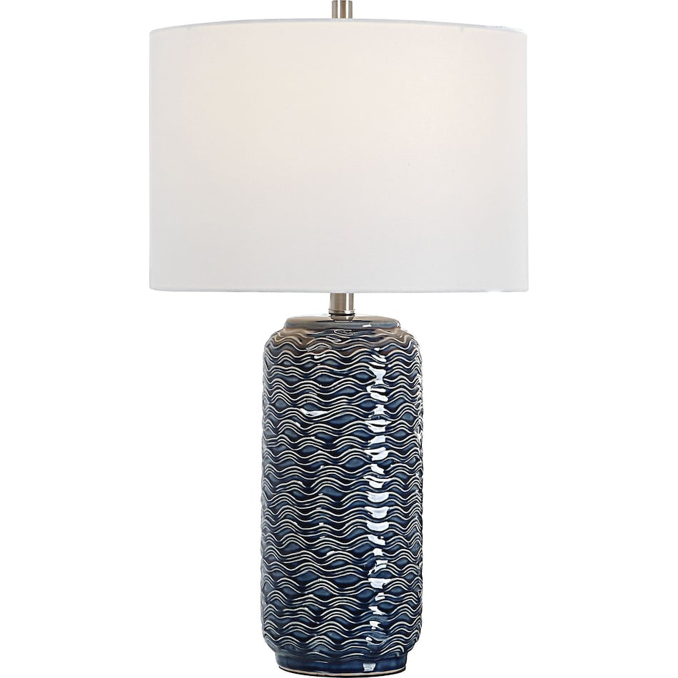 philippa blue table lamp   