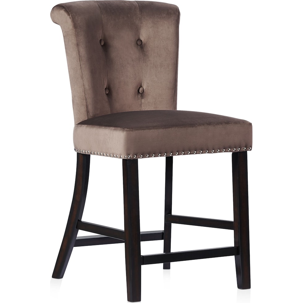 phoebe gray counter height stool   