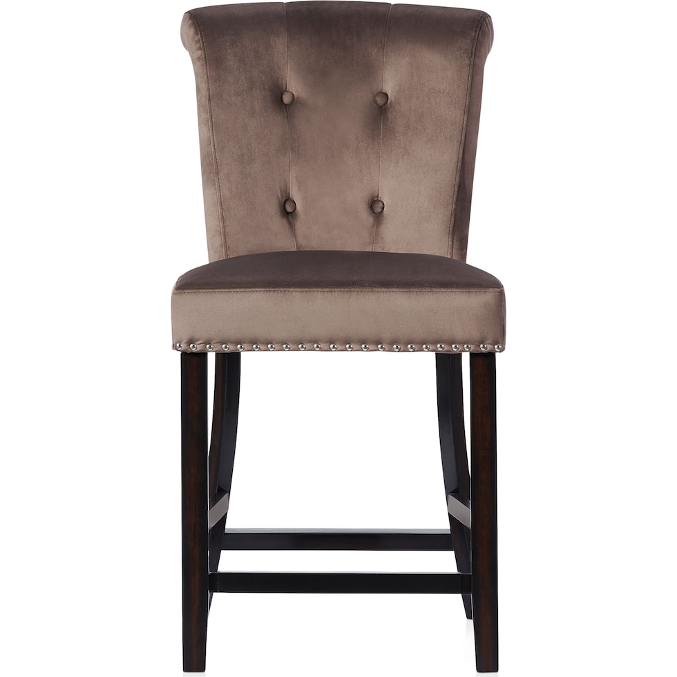 phoebe gray counter height stool   