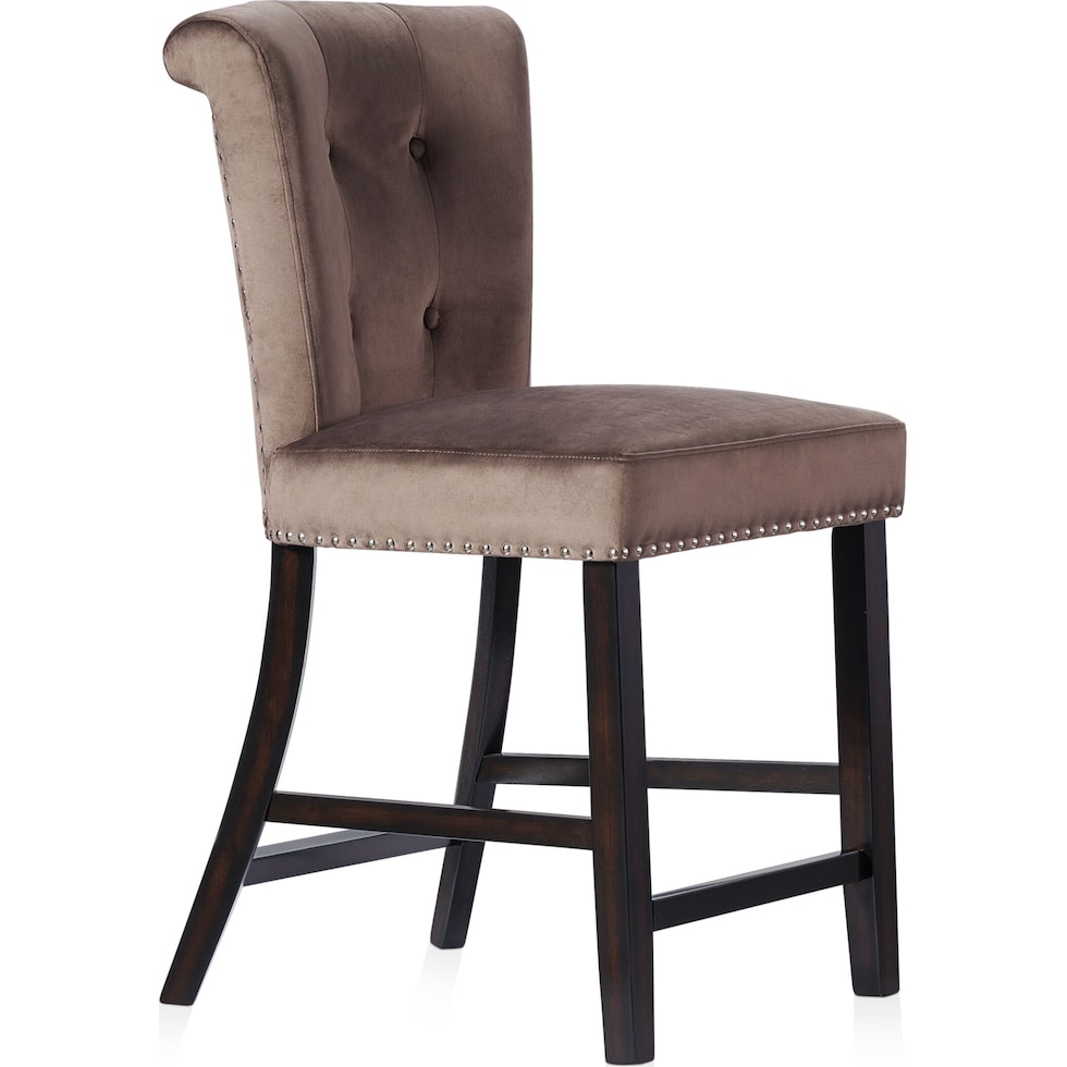 phoebe gray counter height stool   