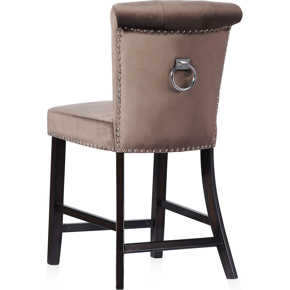 phoebe gray counter height stool   