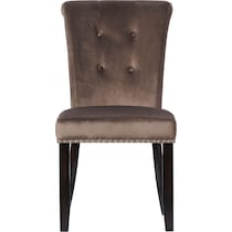 phoebe gray dining chair   