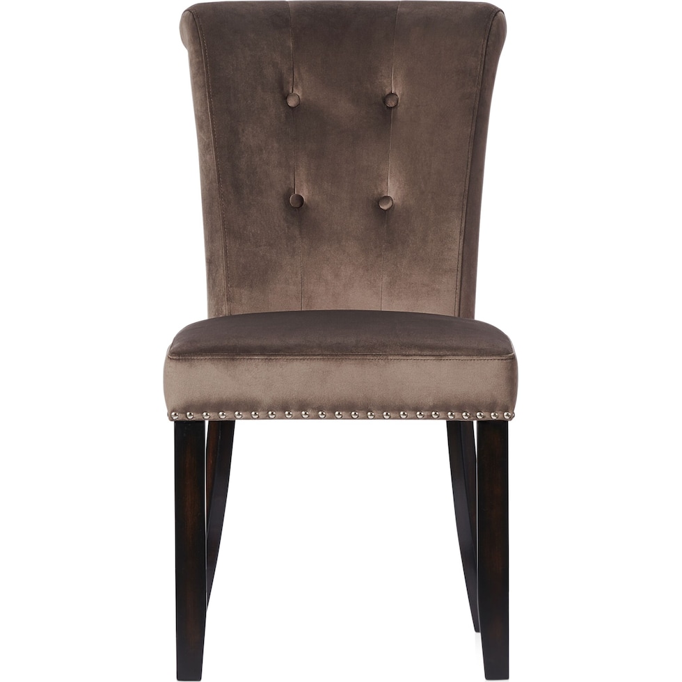 phoebe gray dining chair   
