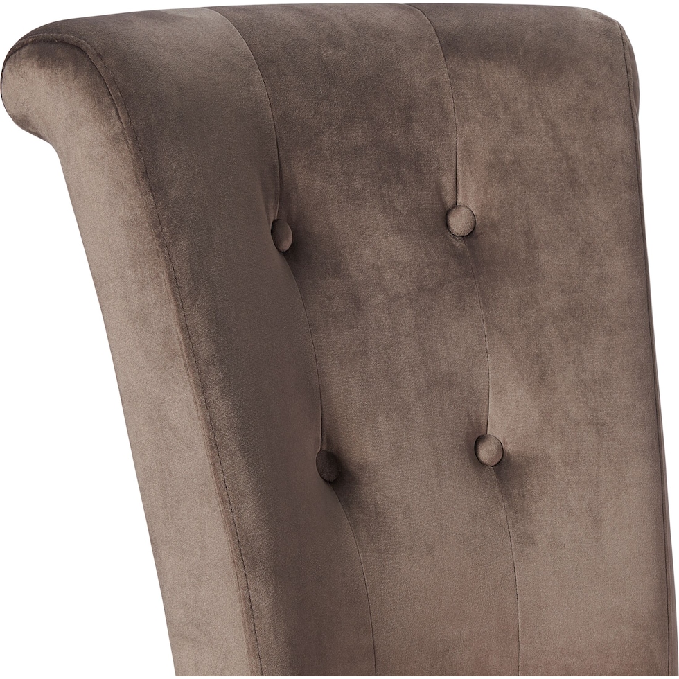phoebe gray dining chair   