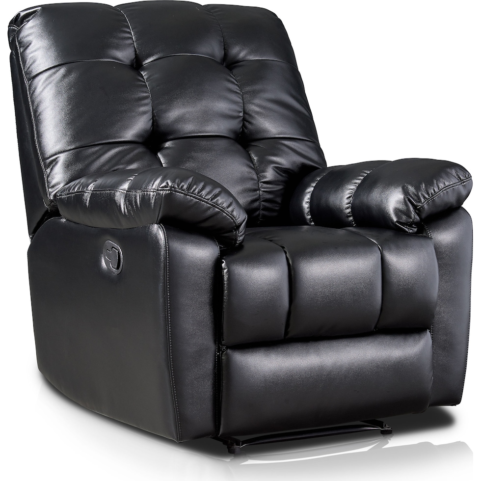 phoenix black recliner   