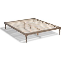 piera gray king bed frame   