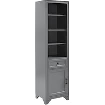 pierre gray linen cabinet   