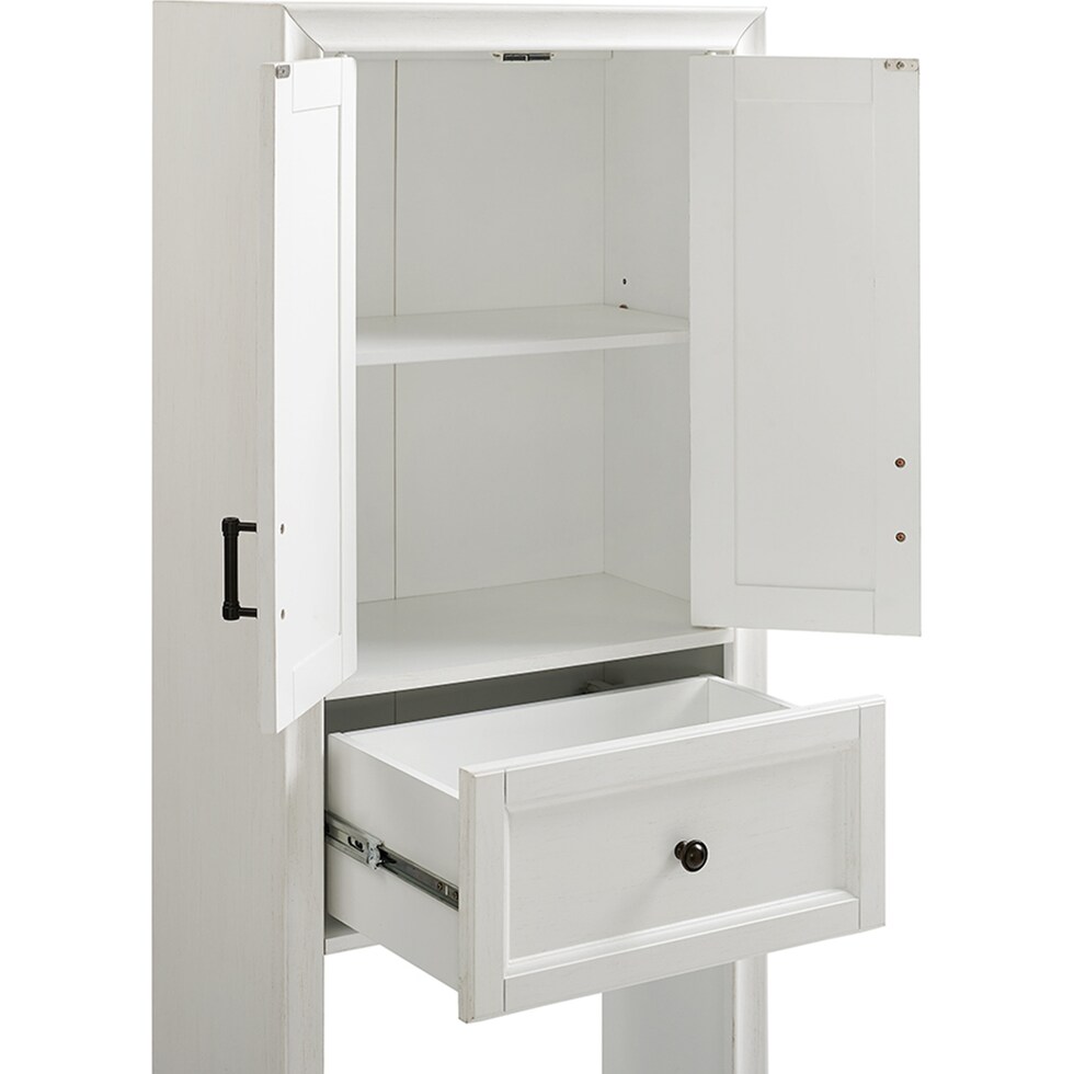 pierre white bathroom cabinet   