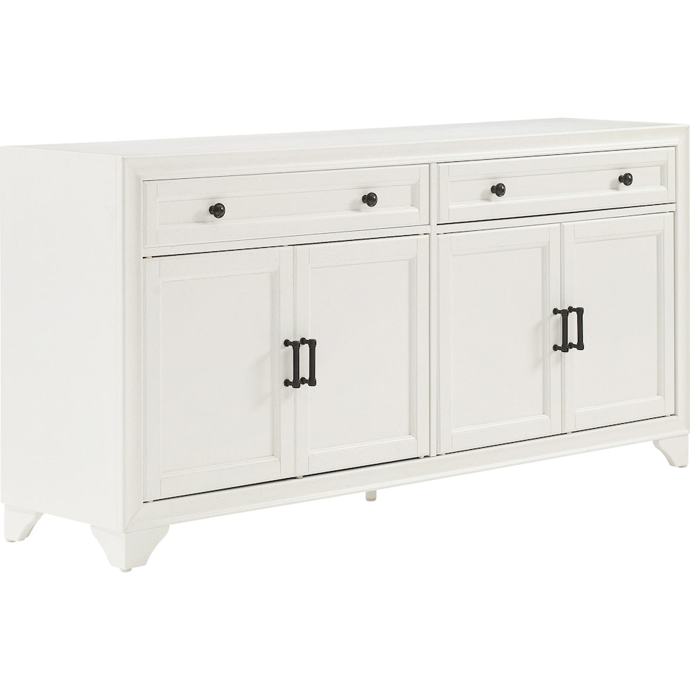 pierre white sideboard   