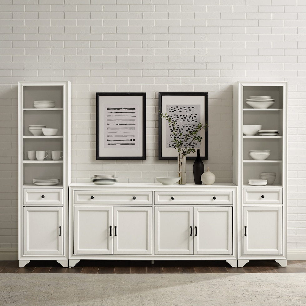 pierre white sideboard   