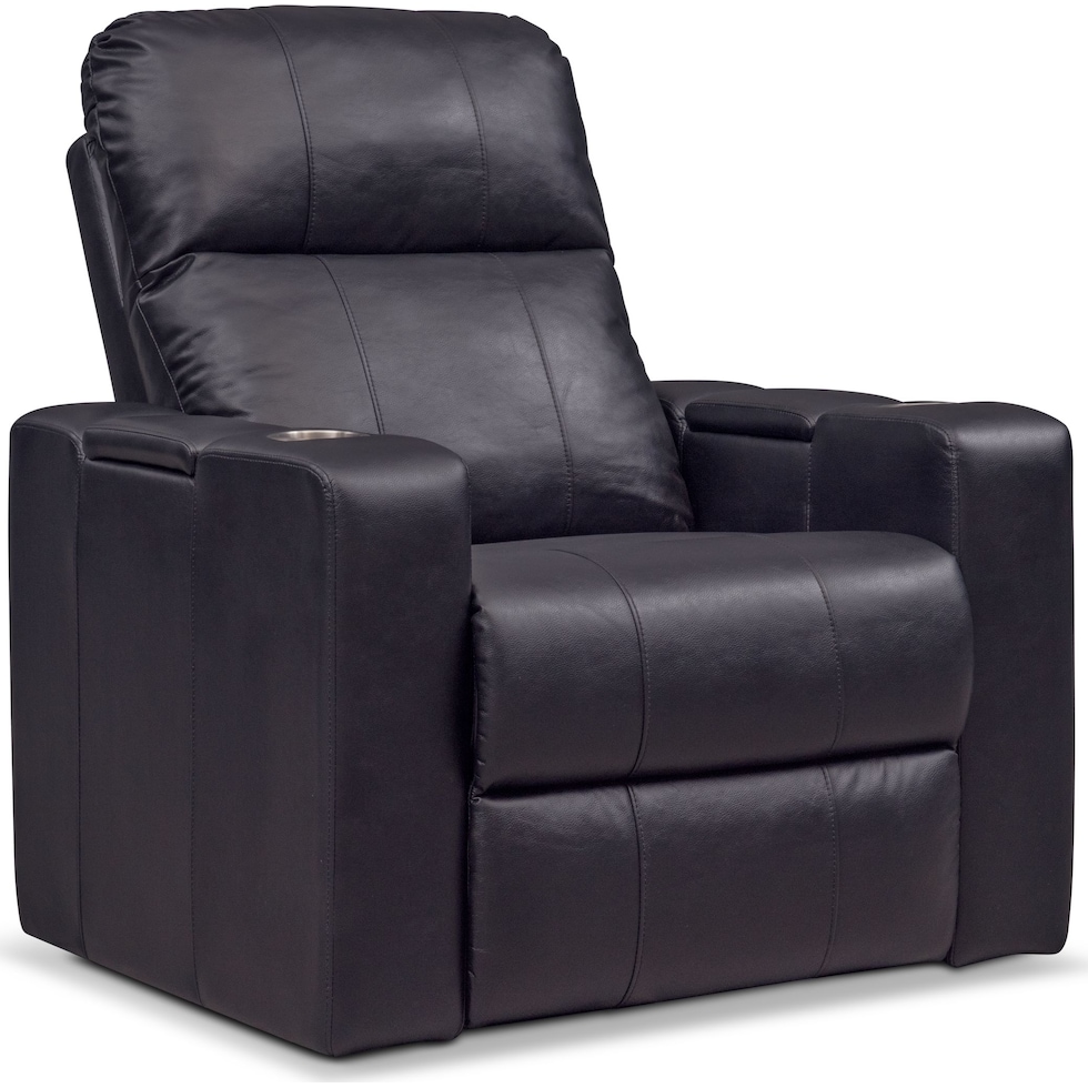 pilot black power recliner   