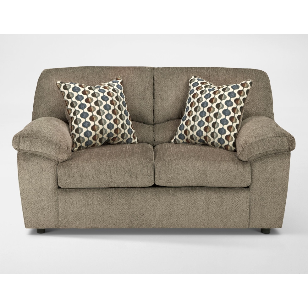 pindall neutral loveseat   