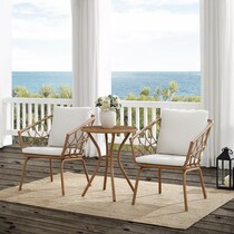 pine knoll yellow outdoor dinette   
