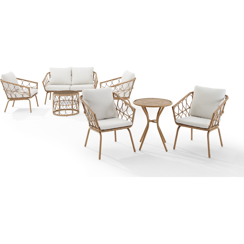 pine knoll yellow outdoor loveseat set   
