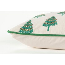 pine tree green accent pillow   