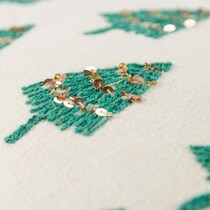 pine tree green accent pillow   