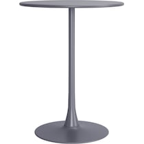 pinellas gray outdoor bar table   