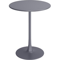 pinellas gray outdoor bar table   