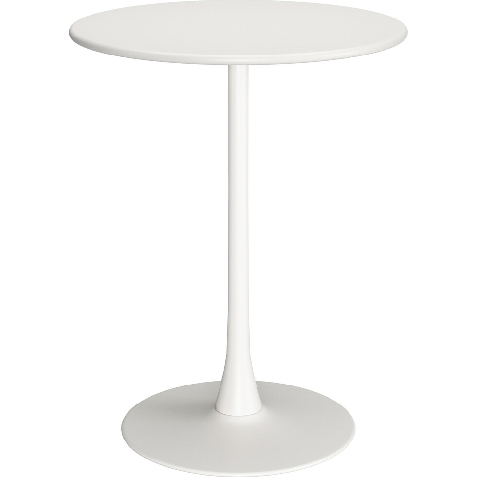pinellas white outdoor bar table   