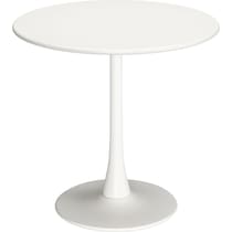 pinellas white outdoor dining table   