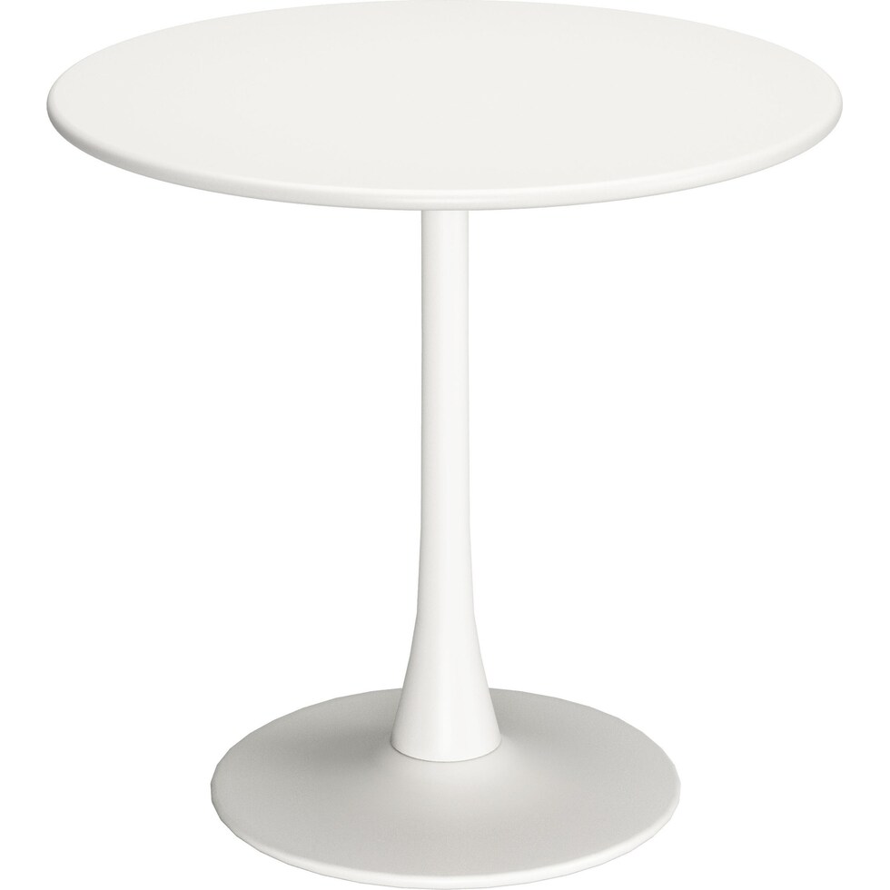 pinellas white outdoor dining table   