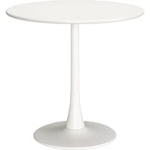 pinellas white outdoor dining table   