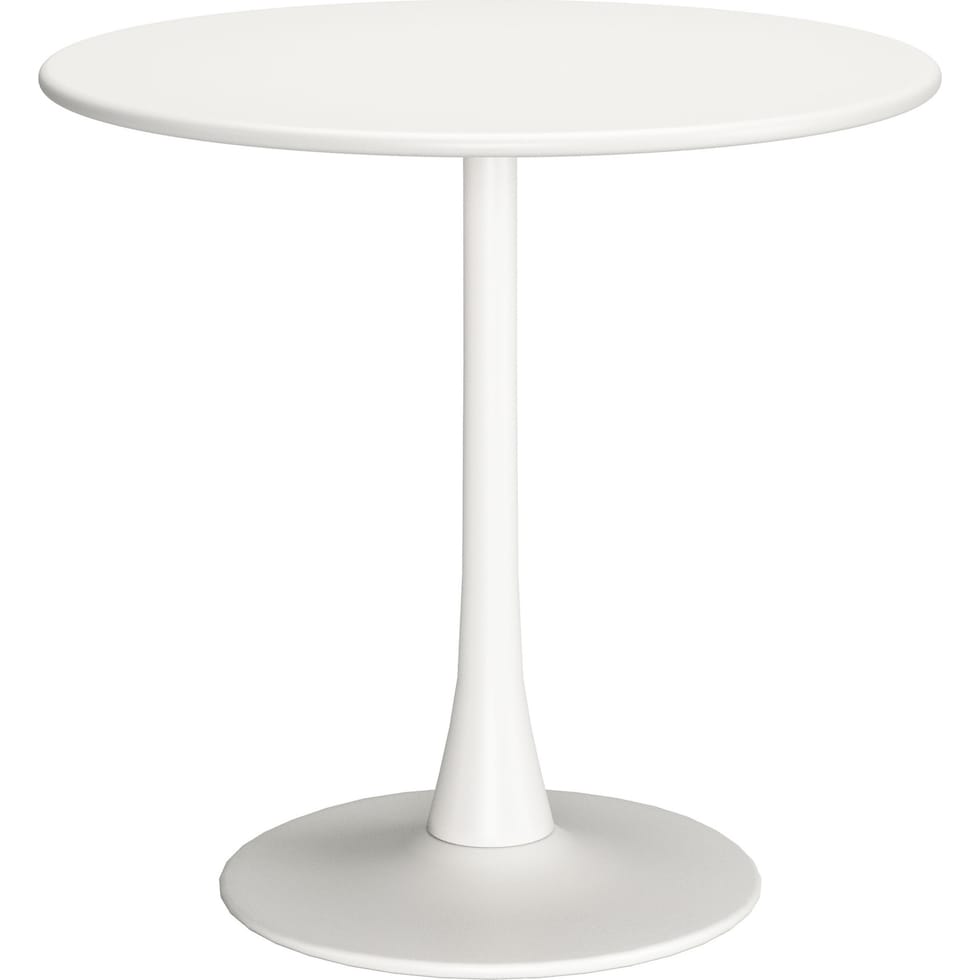 pinellas white outdoor dining table   