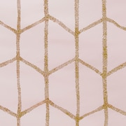 Lanta 63" Blackout Curtain Panel - Blush/Gold