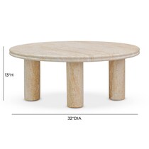 pinnacle neutral side table   