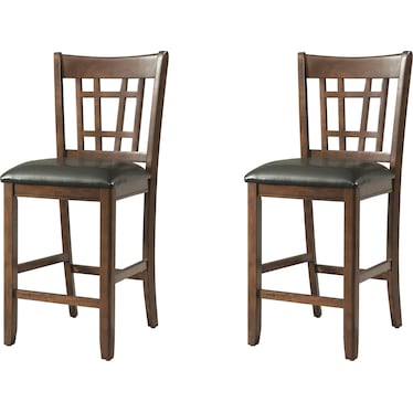 Pipa Set of 2 Bar Stools