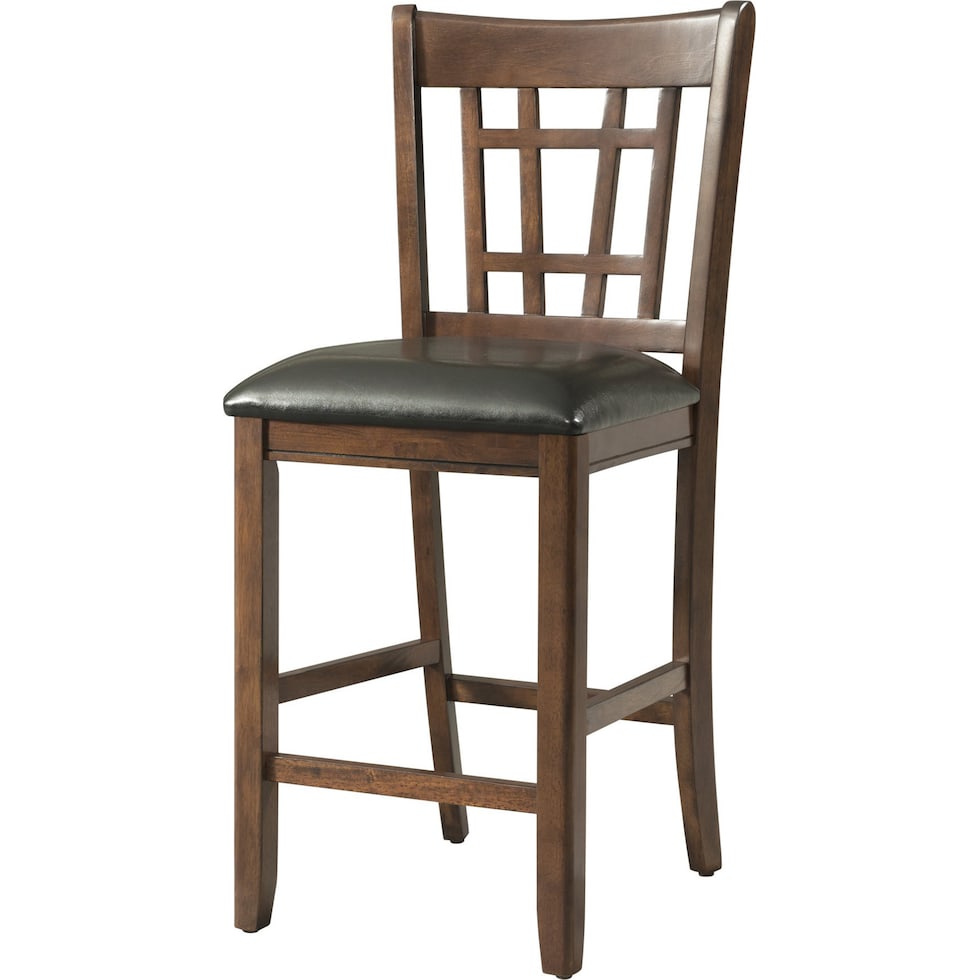 pipa dark brown bar stool   