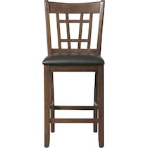 pipa dark brown bar stool   