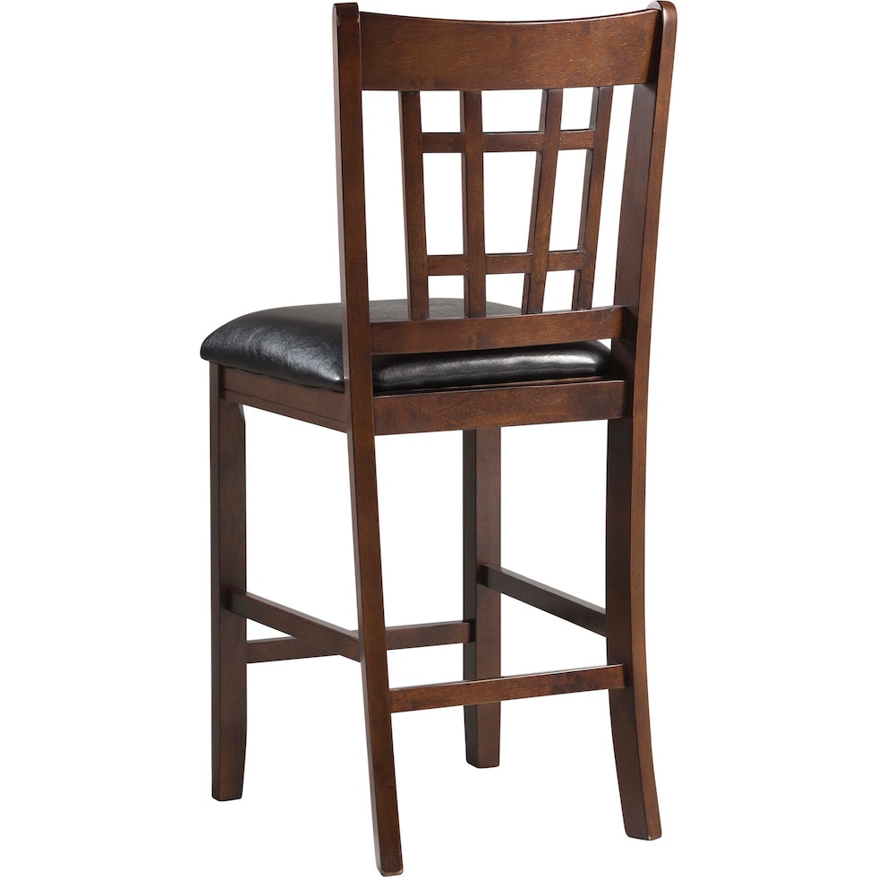 pipa dark brown bar stool   