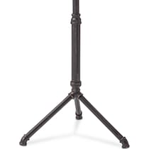 pipe bottle black floor lamp   