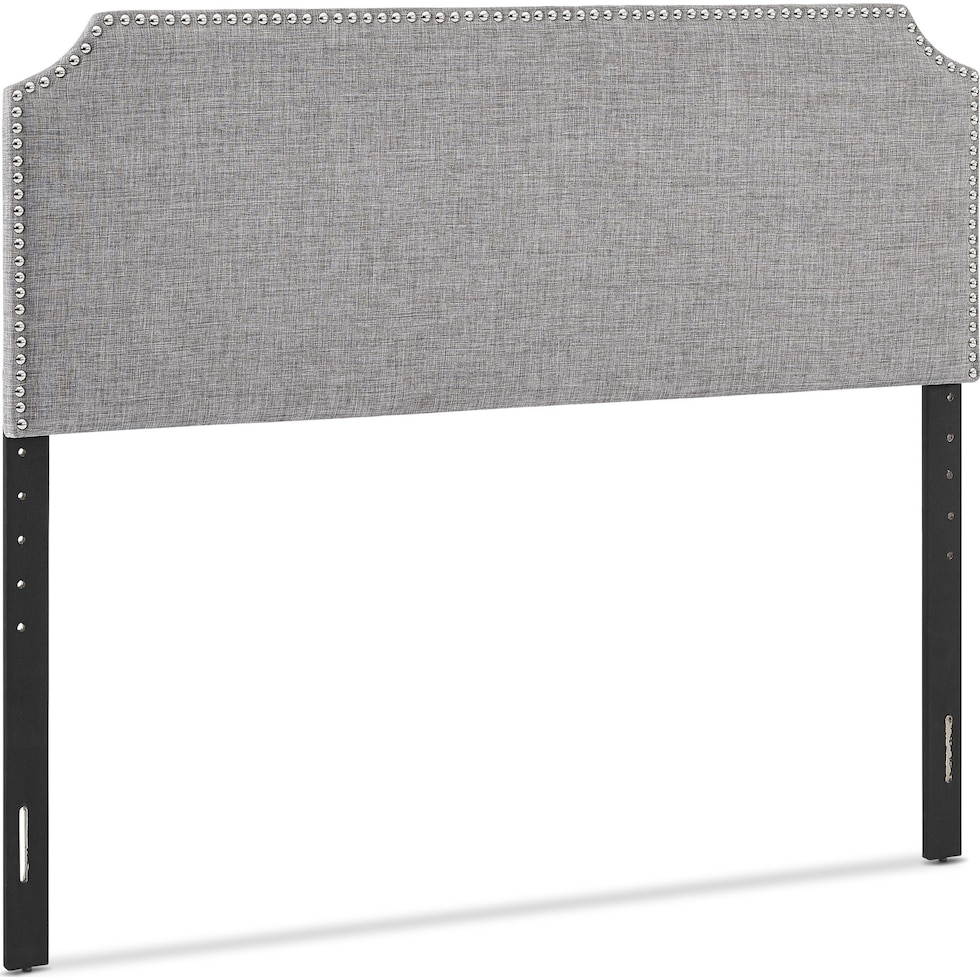 piper gray  pc queen bedroom set   