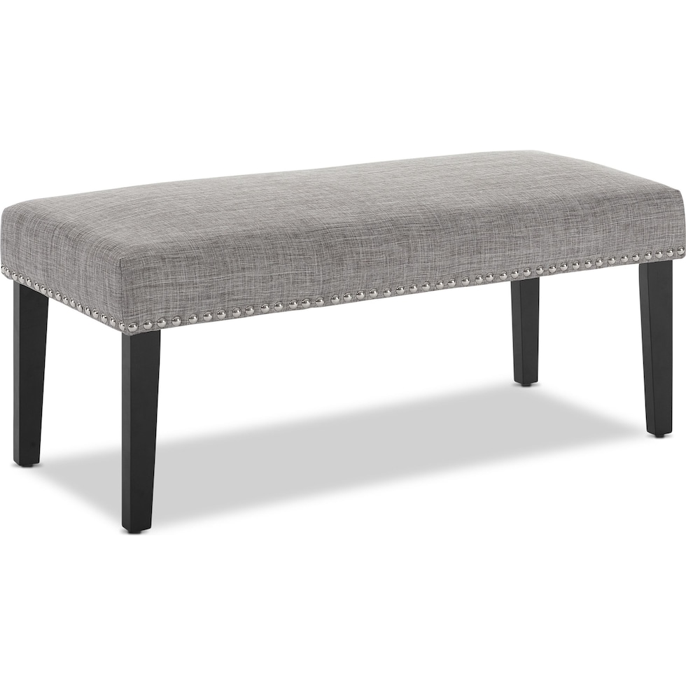 piper gray  pc queen bedroom set   