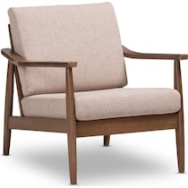 piper light brown accent chair   