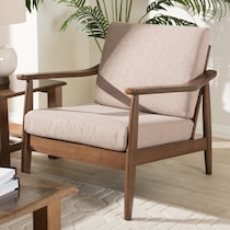 piper light brown accent chair   
