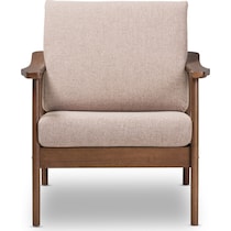 piper light brown accent chair   